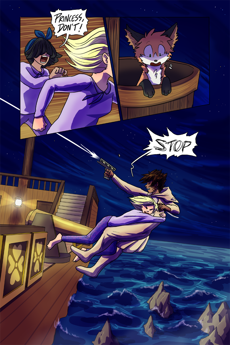 At least they're finally getting off the boat.